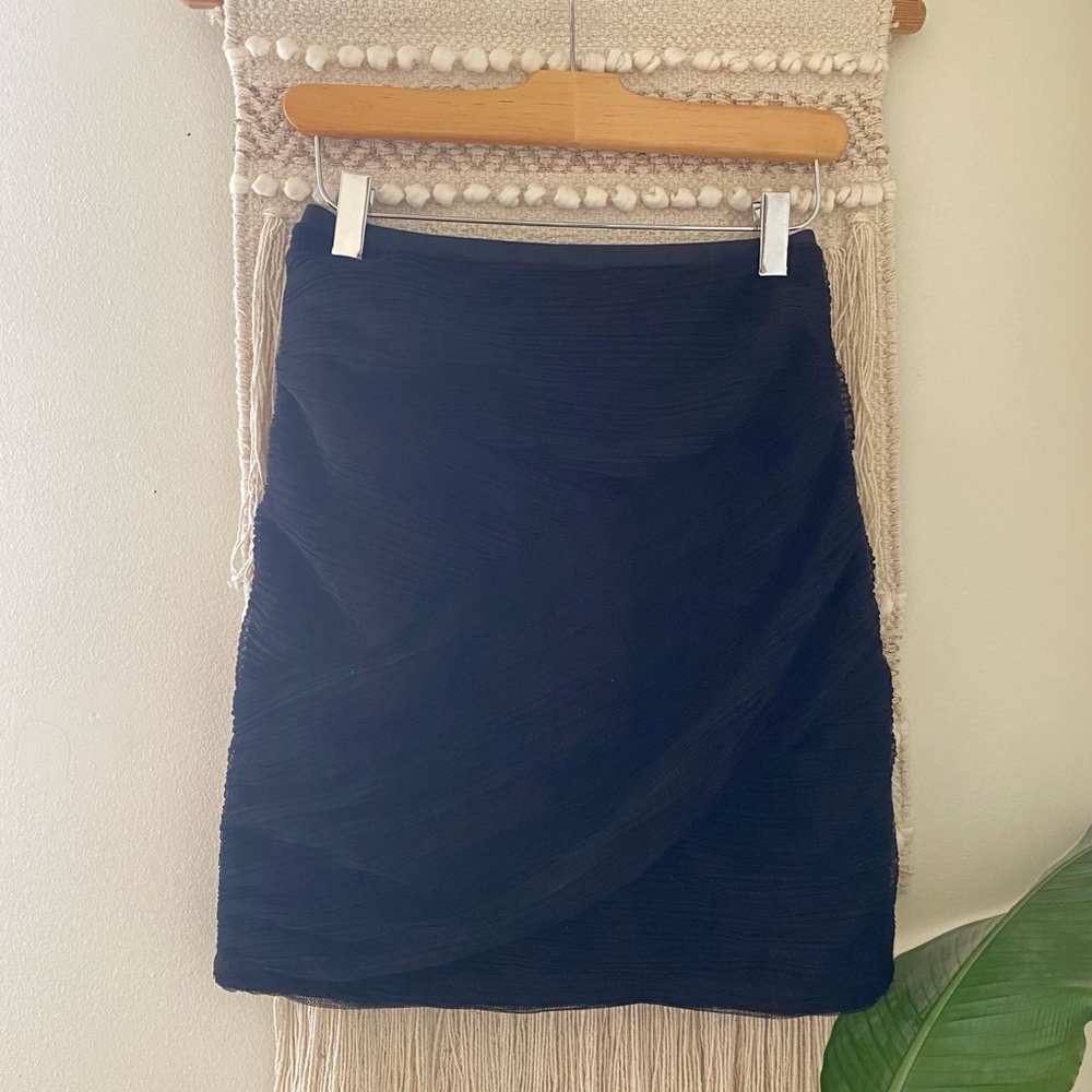 BCBG Mesh Bodycon Skirt